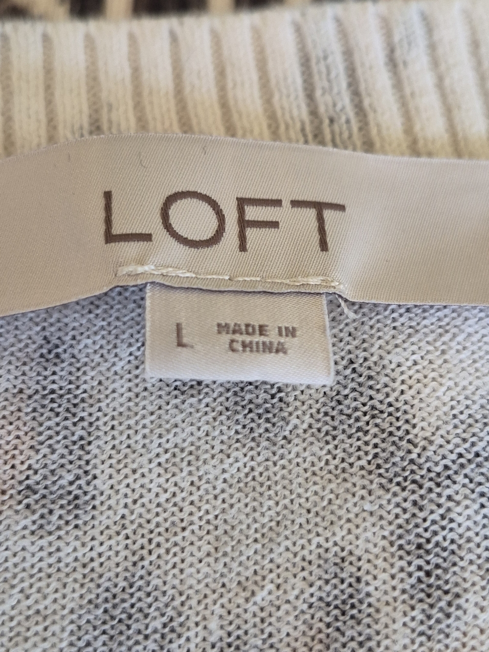 LOFT Leopard Print Cardigan in Cream, Brown & Black - Picture 4 of 8